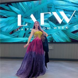 Gown by Lee Young-hee  @lafw #lafw2022 #lafw #ombre extra small